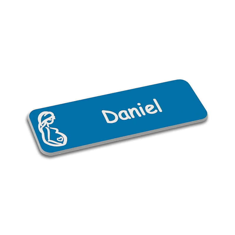 Engraved Logo Name Badges