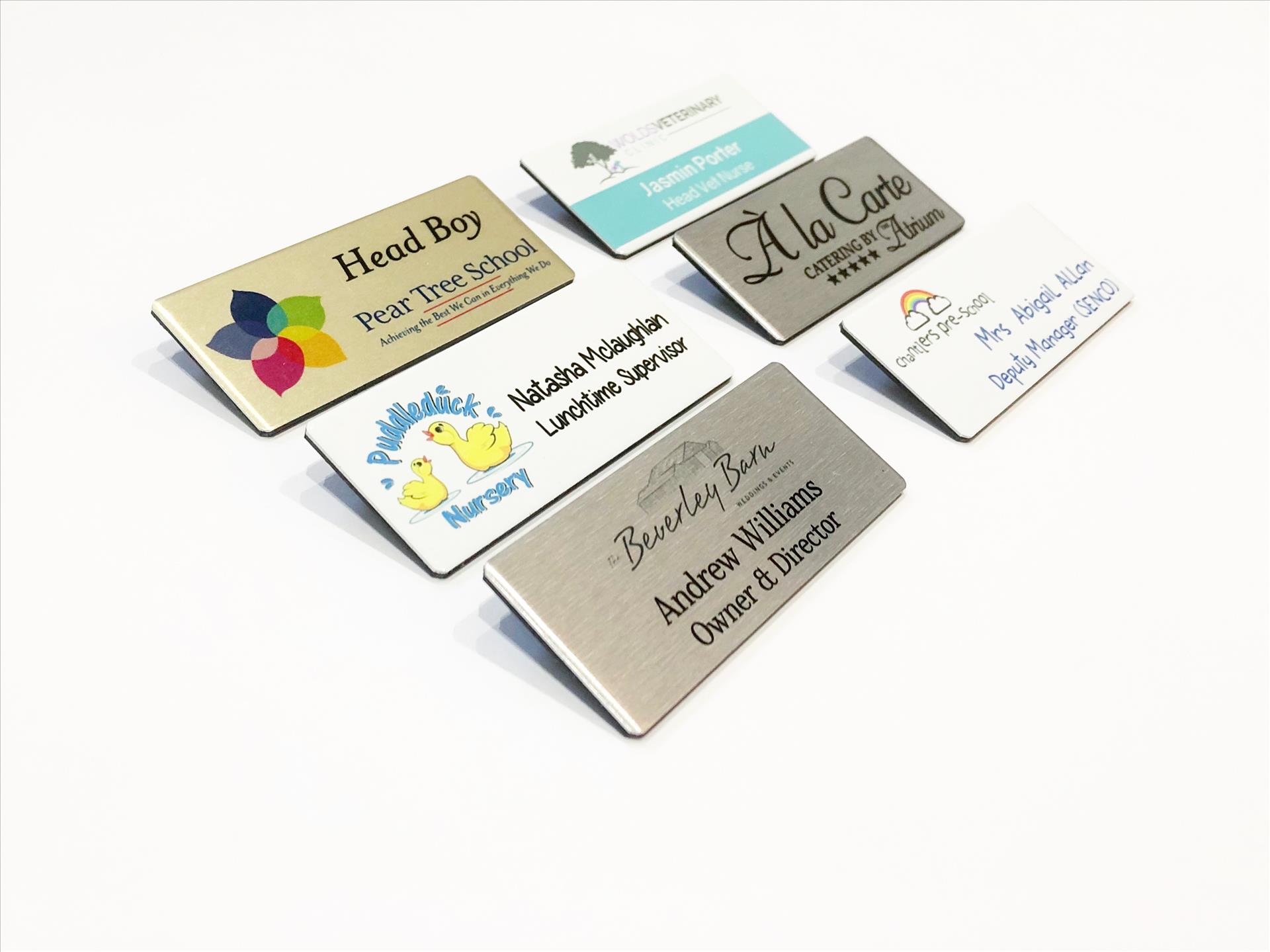 Printed Logo Name Badge