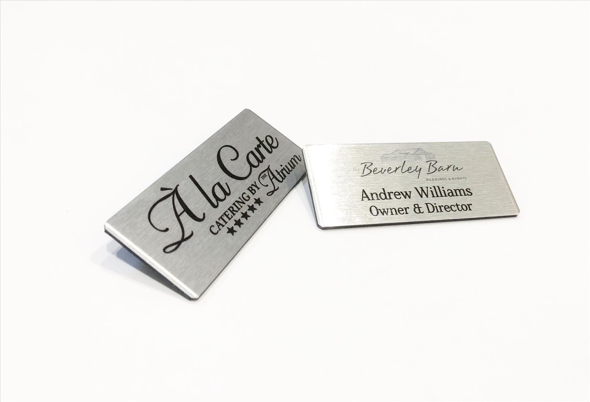 Printed Logo Name Badge