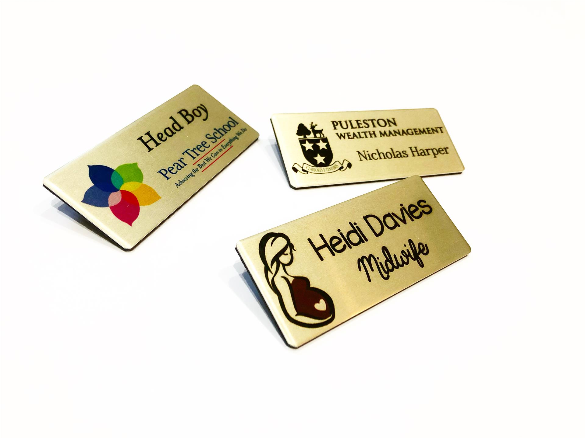 Printed Logo Name Badge