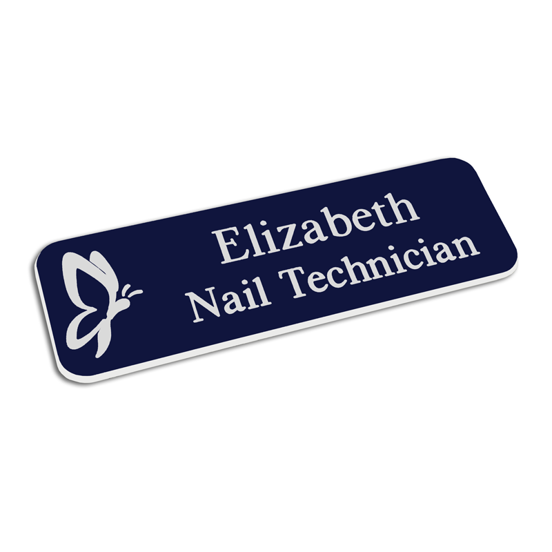 Engraved Logo Name Badges