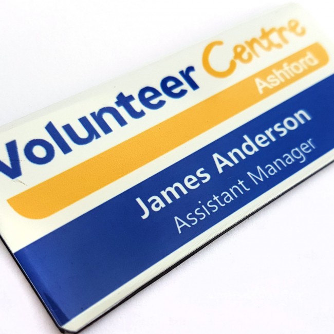 Printed Logo Name Badge