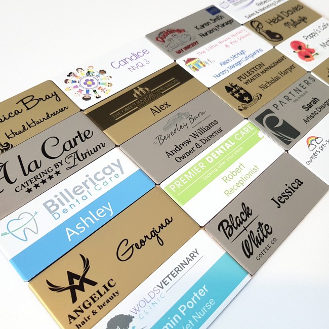 Printed Logo Name Badge